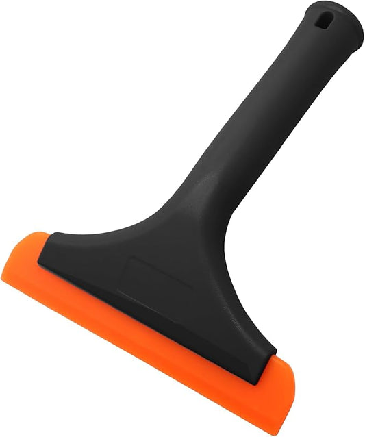 6 Inch Car Window Squeegee Silicone Squeegee, Auto Window Squeegee Small Windshield Squeegee, Tile Squeegee Mirror Squeegee Shower Squeegee for Glass Doors (Black Handle), DX240410-773