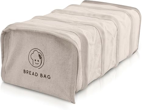 BREAD BAG, Reinforced Egg Protector – Anti-Crush Rigid Grocery Bag for Sourdough, Homemade Bread & Produce – Reusable, C