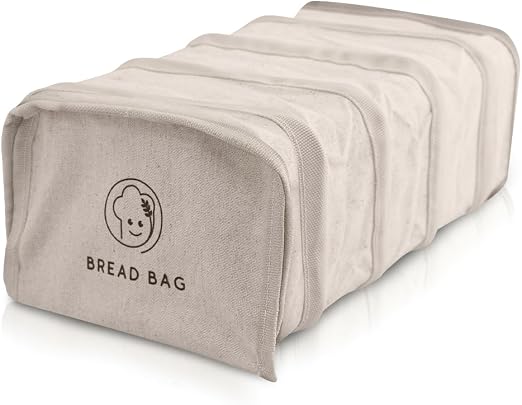 BREAD BAG, Reinforced Egg Protector – Anti-Crush Rigid Grocery Bag for Sourdough, Homemade Bread & Produce – Reusable, C