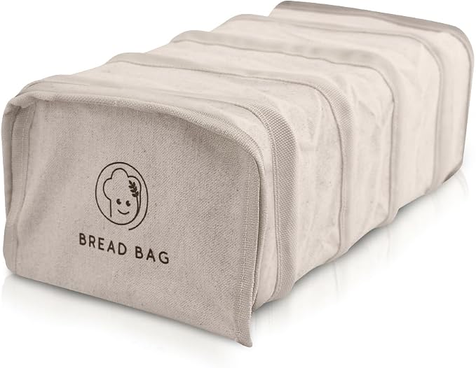 BREAD BAG, Reinforced Egg Protector – Anti-Crush Rigid Grocery Bag for Sourdough, Homemade Bread & Produce – Reusable, C