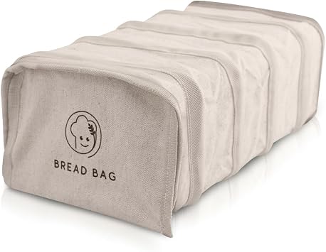 BREAD BAG, Reinforced Egg Protector – Anti-Crush Rigid Grocery Bag for Sourdough, Homemade Bread & Produce – Reusable, C