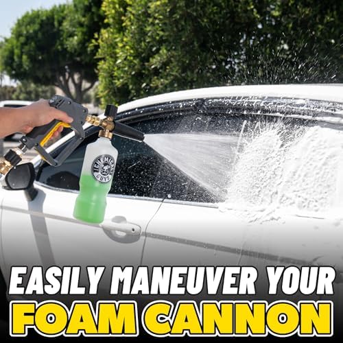 Snubby Short Pressure Washer Gun with Foam Cannon Attachment