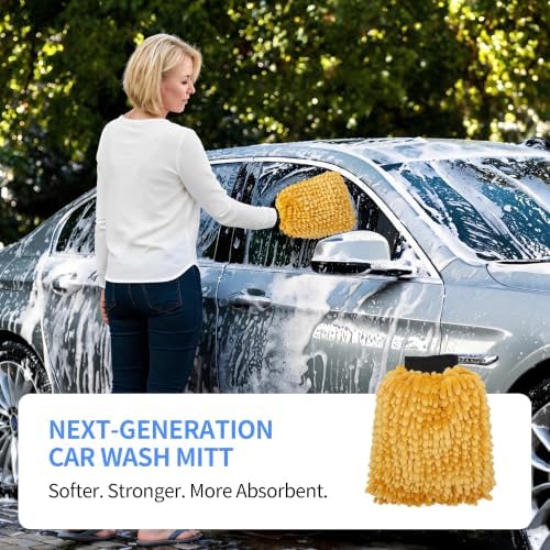 Premium Chenille Microfiber Car Wash Mitt