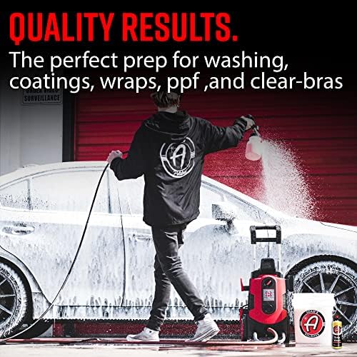 Strip Car Wash Soap (16 oz) - Sealant & Wax Remover Shampoo Salt Remover, Presoak, & Acidic Wash | Thick Suds For Use Cleaning Kit, Foam Cannon, Foam Gun, Sponge, Mitt, Chamois
