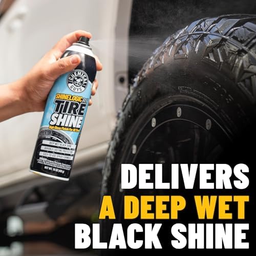 ShineLogic Deep Wet Black Tire Shine Dressing, 15 oz, 3 Pack