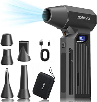 Portable 150W super strong blowing force Turbo fan Air duster-150g wind pressure led displays 4 Gears wind speed,brushle