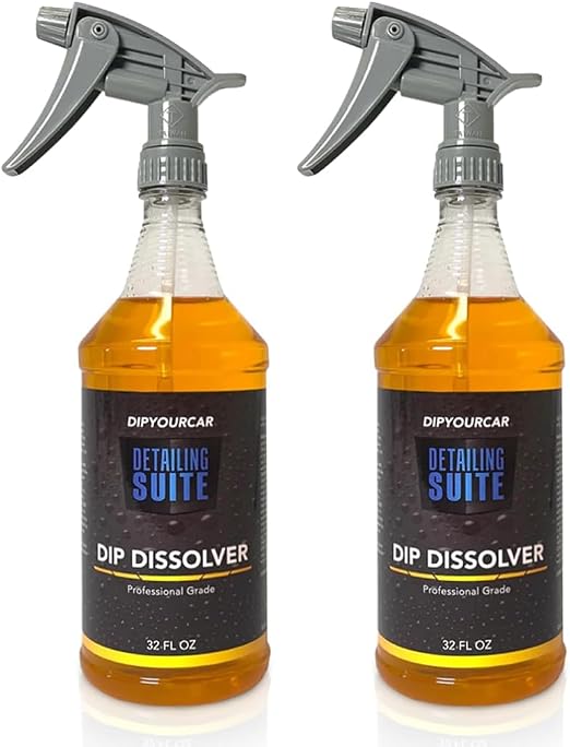 DipYourCar.com Plasti Dip Dissolver -(Pack of 2) Finish Remover, Striper, and Cleaner for Plastic Dip Painted Cars - Liq