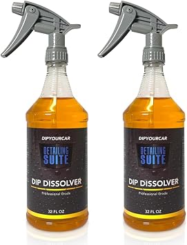 DipYourCar.com Plasti Dip Dissolver -(Pack of 2) Finish Remover, Striper, and Cleaner for Plastic Dip Painted Cars - Liq
