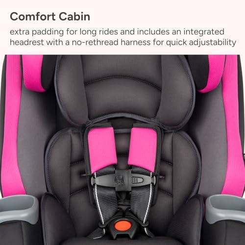 Journey 4-in-1 Convertible Car Seat, Dash Pop Pink