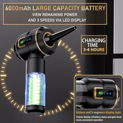Car Vacuum Cleaner Cordless,27000PA High Power Mini Vacuum Cleaner