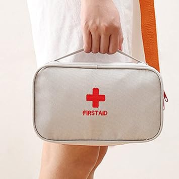 Portable Family First Aid Bag Large Medicine Storage Bag Emergency Medical Organizer Box First Aid Knit for Home Travel 