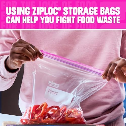 Gallon Food Storage Bags, 162 Total Bags (81 Count, 2-Pack)