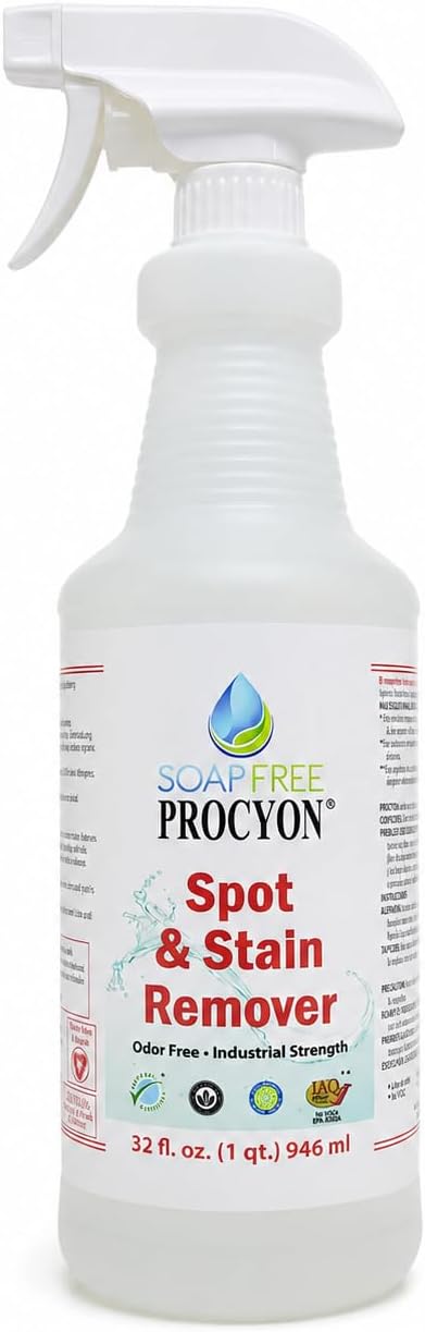 Soap Free Procyon Spot & Stain Remover, 32 oz Ready-to-Use