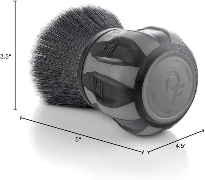 Detail Factory - Curveball XL Synthetic Brush - Ultra Soft Bristles, Comes with Storage Rack, Covers Large Area Inside or Outside Vehicles - Grey