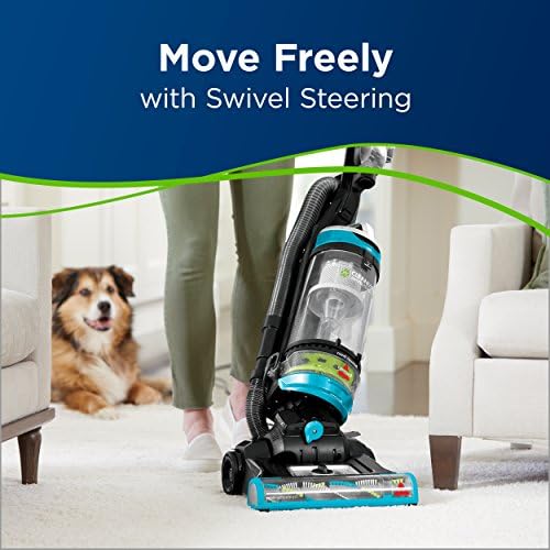 2254 CleanView Swivel Rewind Pet Upright Bagless Vacuum, Automatic Cord Rewind, Swivel Steering, Powerful Pet Hair Pickup, Specialized Pet Tools, Large Capacity Dirt Tank, Teal