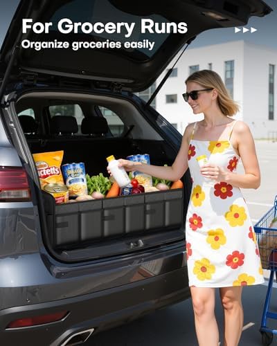 Trunk Organizer for SUV – Foldable Car Organizers and Storage