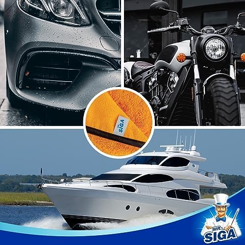 Professional Microfiber Towels for Cars, Scratch Free, 12 Pack