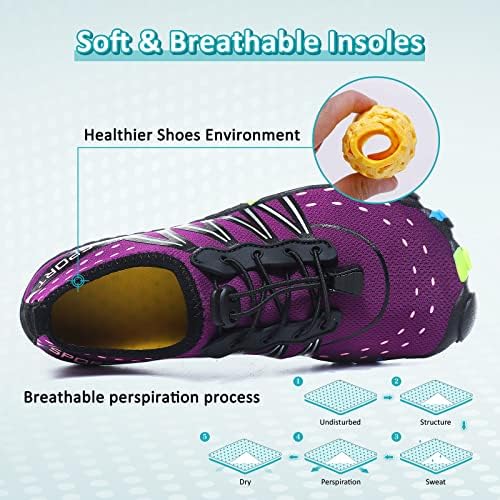 Water Shoes for Men Women Beach Barefoot Swim Pool Shoes Aqua Socks
