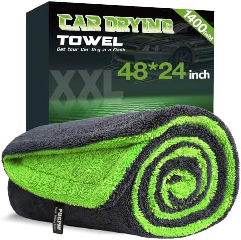1400GSM Microfiber Car Drying Towel Detailing Extra Large 48"x24"