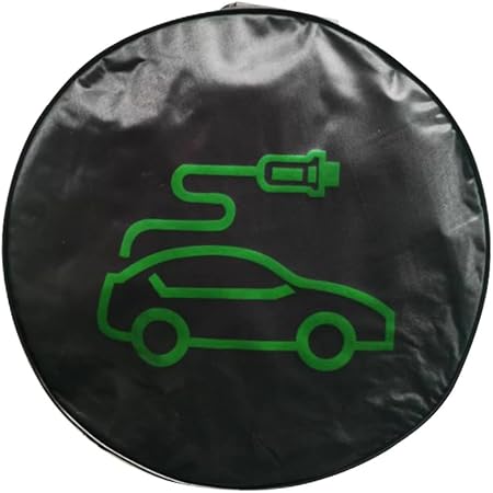 Waterproof EV Charger Cable Handled Bag | EV Extension Cords Trunk Organization Pocket,EV Charging Cable Bag,Zipper Clos