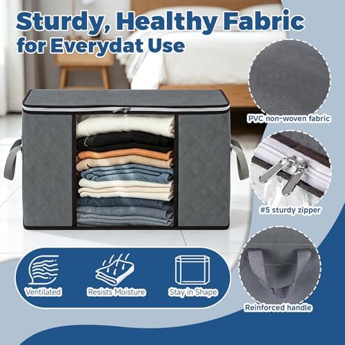 8 Pack Clothes Storage Bags