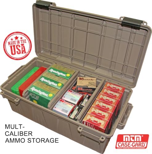 ACDC30 Divided Ammo Crate Box, Made in USA, Lockable Ammo Storage Box