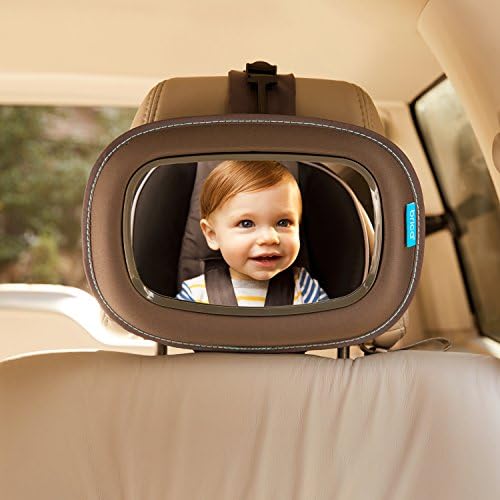 Baby Car Mirror for Rear Facing Car Seats, Dark Grey