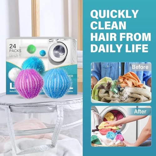 Pet Hair Remover for Laundry,Reusable Laundry Balls for Washer & Dryer