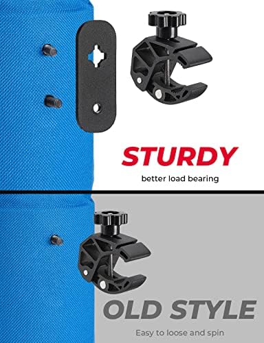 Motorcycle Cup Holder, Oxford Fabric Motorcycle Drink Holder with 0.6"-1.5" Alligator Clamp, Universal Water Bottle Cup Accessories for Bike, ATV/UTV, Scooter, Boat, Walker, Blue