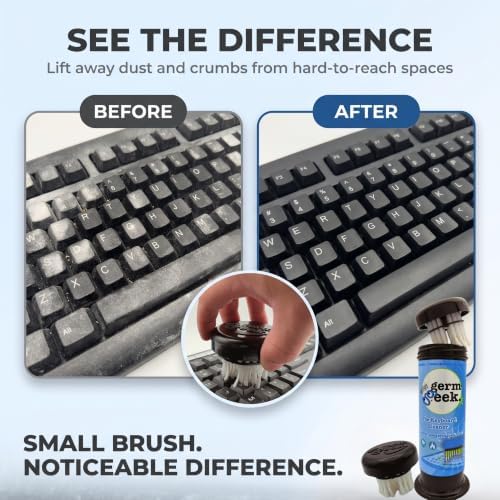 Keyboard & Electronics Cleaner | Reusable Brush + Solution