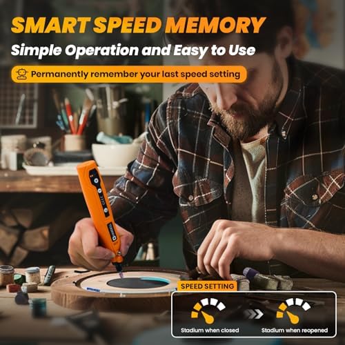 Mini Cordless Rotary Tool, 5-Speed 69pcs Kit for 3D Printer Sanding