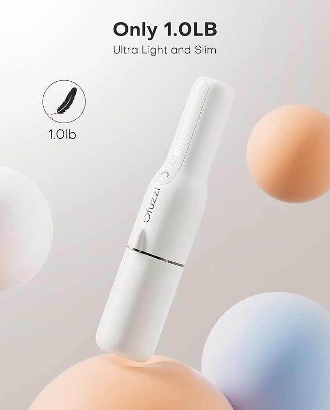 Ofuzzi Slim H7 Pro Handheld Vacuum, 1.0LB, 27AW/11kPa, Handheld Vacuum Cordless with LED Lighting and Two-Speed Modes, Low Noise, Type-C Charge, Mini Vacuum for Home Cleaning, White