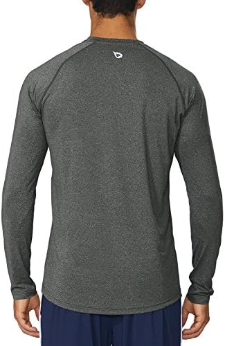 Men's Long Sleeve Running Shirts Athletic Lightweight Quick Dry Tops