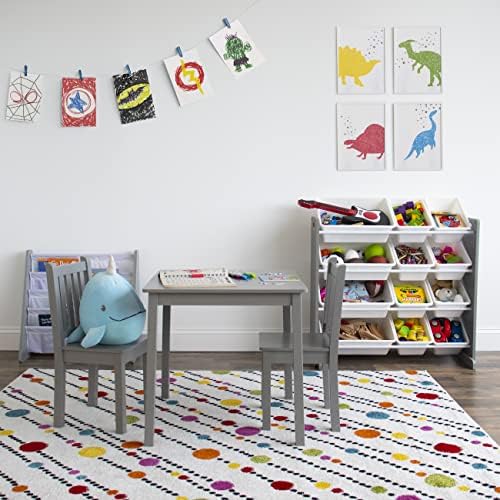 Kids Toy Organizer with 12 Bins, 4 Tier Storage for Playroom