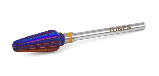 Tones Nail Drill Bit Tornado Bit Double Coarse - XXC Sanding Shaft for Electric File - Remove Acrylic & Gel - Manicure, Nail Art