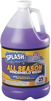 Splash 234192-T35 Windshield Washer Fluid, 1 Gal., Purple