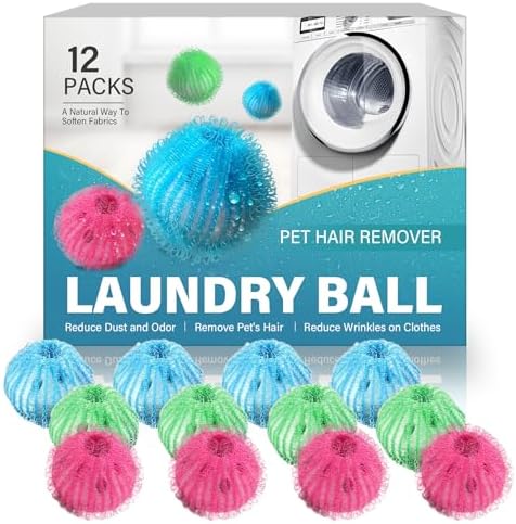 Pet Hair Remover for Laundry,Reusable Laundry Balls for Washer & Dryer