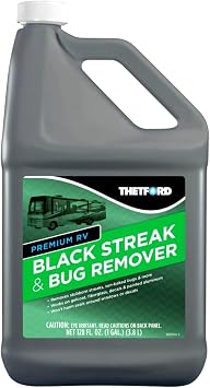Premium RV Black Streak and Bug Remover - Black Streak Cleaner for RVs/Boats/Cars/Trucks/Vans/Motorcycles - 1 Gallon - T