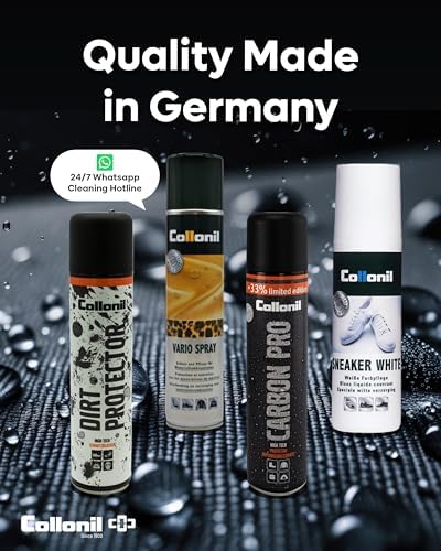 Clean & Care Shoe & Leather Cleaner XL 6.76 fl oz - Cleaning Foam – Sneaker Cleaner for Leather, Suede, Textile & Synthetic Materials | Universal Use | Made in Germany