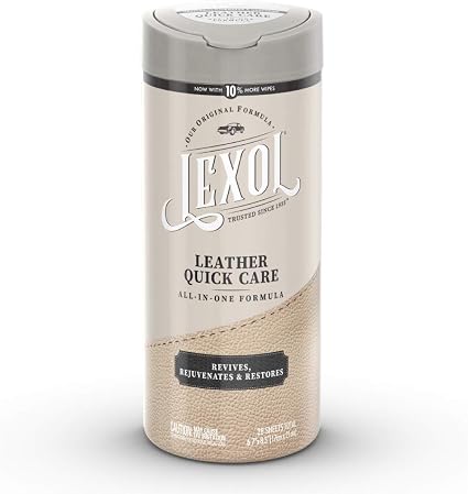 Lexol All Leather Quick Care All-in-One Formula, Best Leather Cleaner and Conditioner, for Use on Apparel, Furniture, Au