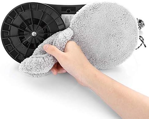 Replacement Pads for Window Cleaning Robot, Compatible with Model W5 W2 X5 X6 X7 X8 HC-09 HC-07 HC-11 HC-18, Washable and Reusable Microfiber Cloth -12pcs/6 Sets