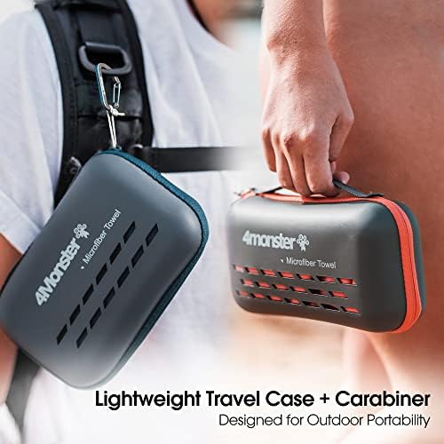 Quick Dry Microfiber Towel, Camping & Travel & Gym Towel with Case