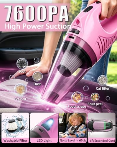 Car Cleaning Kit with Vacuum,Deep Cleaning for Interior Detailing
