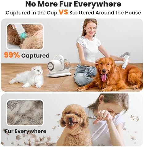 P1 Pro Dog Grooming Vacuum, 6-in-1 Kit, 2-Year Protection Plan