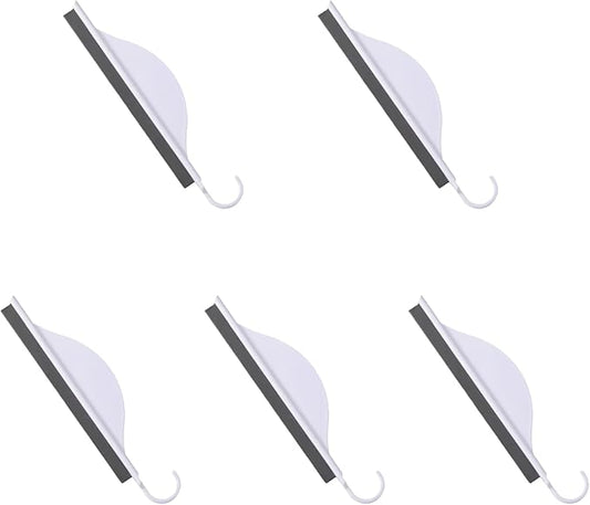 Kitchen Squeegee, 5 Pcs Shower Glass Cleaner Squeegee with Hook for Cleaning Window, Sink, Bathroom