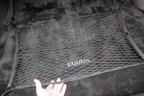 Rear Trunk Organizer Cargo Net for Hyundai EQUUS 2011-2016 – Floor Style Cargo Net for Sedan - Premium Mesh Elastic Car 