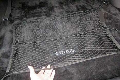 Rear Trunk Organizer Cargo Net for Hyundai EQUUS 2011-2016 – Floor Style Cargo Net for Sedan - Premium Mesh Elastic Car 