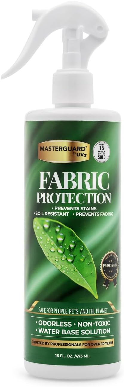 MASTERGUARD Fabric Protection Spray – Ultimate Weather & Guest Protection for Furniture & Shoes Against Spills, Stains &