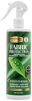 MASTERGUARD Fabric Protection Spray – Ultimate Weather & Guest Protection for Furniture & Shoes Against Spills, Stains &