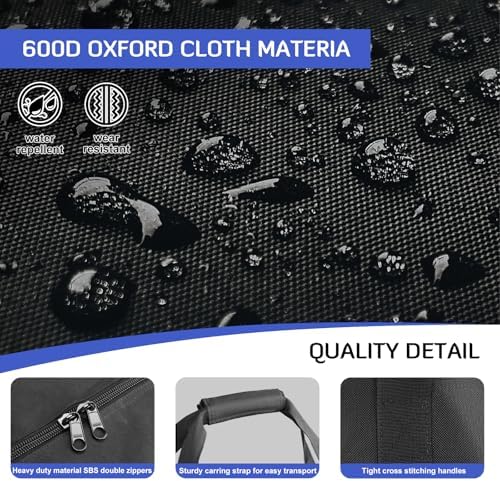 45in Large Travel Duffel Bag, 600D Water Resistant Foldable, 115L